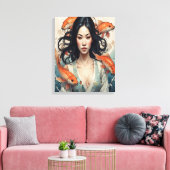 A Conversation Between Two Corners Canvas Afdruk (Insitu (Woonkamer))