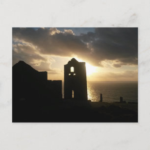 A Cornish Sunset Wheal Coates Briefkaart