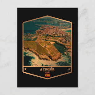 A Coruña Briefkaart