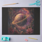 A Cosmic Planet and Crystals Series Design 6 Tissuepapier (Craft)