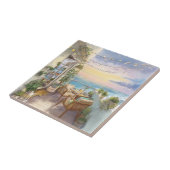 A Cosy Seaside Balcony Tegeltje (Zijkant)