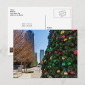 A Côté De La Carte Postale Vierge Dallas Christmas (Devant / Derrière)