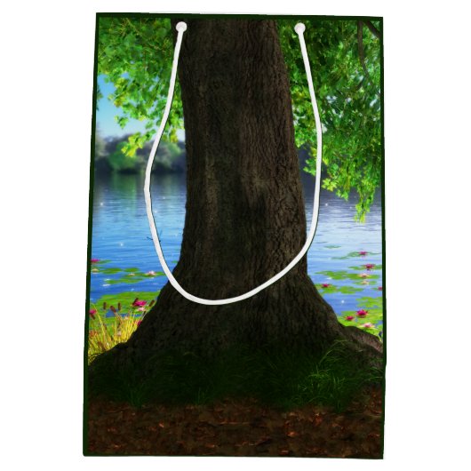 À côté du sac cadeau d'eau douce (Dos)