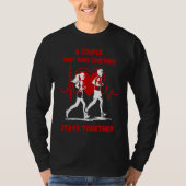 A Couple that Runs Together Stays Together Maratho T-shirt (Voorkant)