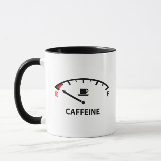 À court de carburant : Mug Café Caféine (Gauche)