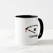 À court de carburant : Mug Café Caféine (Devant droit)
