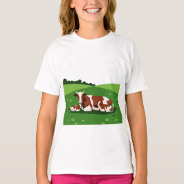 A cow and two calves t-shirt