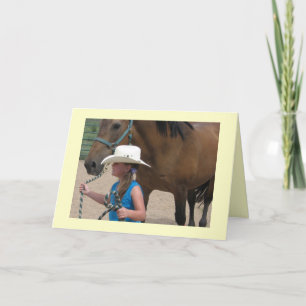 A Cowgirl Leads - Western Afstuderen Kaart