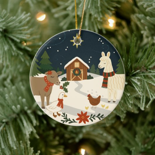 A Cozy Country Christmas Ornament (Boom)