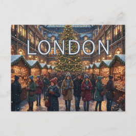 A Cozy Covent Garden - Christmas in London Briefkaart