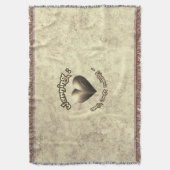 A Cozy Gift Straight From the Heart Deken (Voorkant Verticaal)