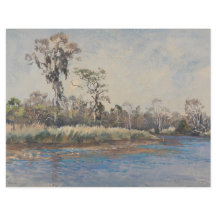 A Creek bij Wilmington NC Scrapbook Paper