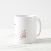 A Cup Full of Love Mug | Personalized Floral Gift (Devant droit)