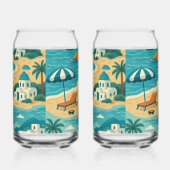 A cup reminiscent of the Greek seaside Blikvorm Glas (Rechts)
