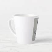 A cup with peace dove and scripture latte mok (Linkerhoek)