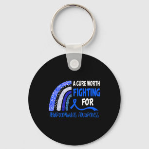 A Cure Worth Fighting For Hydrocephalus Awareness Sleutelhanger