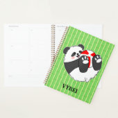 A Cute Baby Panda Playing with a Ball (Devant avec enveloppe)