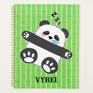 A Cute Baby Panda Sleeping Peacefully