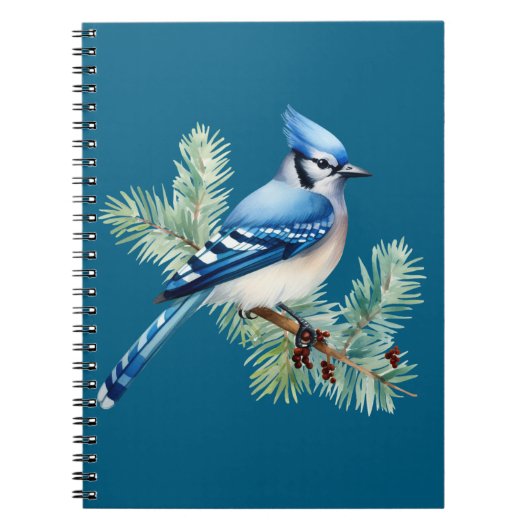 A Cute Blue Jay  Notitieboek (Voorkant)