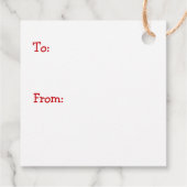 A Cute Festive Corgi Christmas Bedankjes Labels (Achterkant)