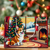 A Cute Festive Corgi Christmas Groot Cadeauzakje