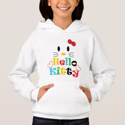 A Cute Hello Kitty's design Hoodie (Devant)