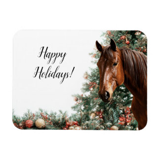 A cute horse, the symbol of Novgorod in 2026 Magneet