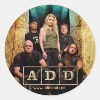 A.D.D. Sticker-rond Ronde Sticker