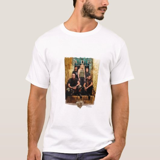 A.D.D. T-shirt - blanc (Devant)