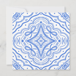 A dainty invitation kaart