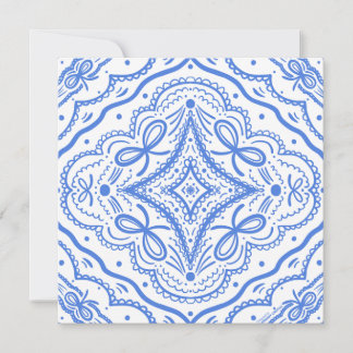 A dainty invitation kaart