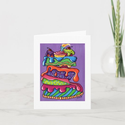 A.Daley Originele Verjaardag blanco kaart (Voorkant)