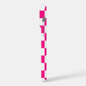 à damiers carré chaud rose blanc rétro Monogram (Côté gauche)