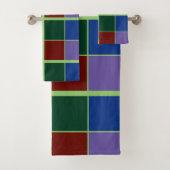 À damiers Carré colorés (En situation)