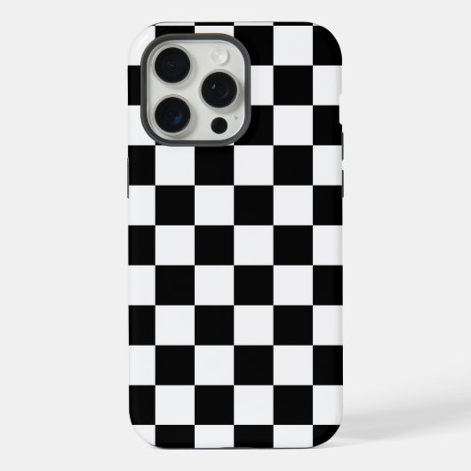 à damiers carré noir et blanc (Verso)