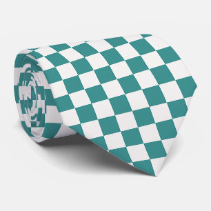 À damiers Cravate minimaliste