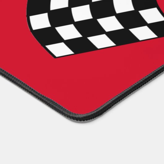 à damiers Drapeau de bureau (Coin)