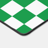 à damiers Green et White Retro (Coin)