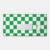 à damiers Green et White Retro (Clavier et souris)