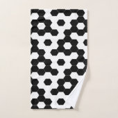 à damiers hexagones (Serviette à main)