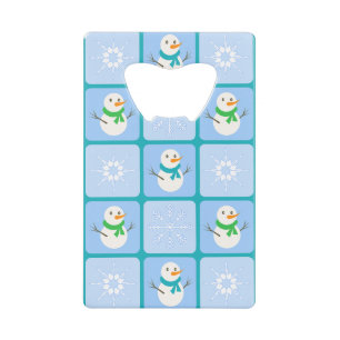 À damiers hiver bonhomme de neige motif et flocons