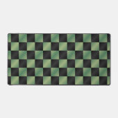 À damiers moderne vert olive noir dégradé (Recto)