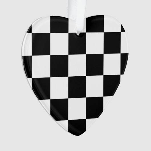 à damiers noir et blanc (devant)