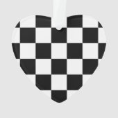 à damiers noir et blanc (dos)