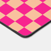 à damiers pêche rose chaud rétro (Coin)