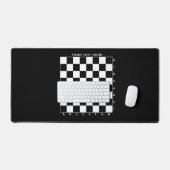 à damiers tableau d'échecs personnalisé bureau cou (Clavier et souris)