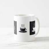 à damiers Tasse de café (Devant droit)