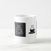 à damiers Tasse de café (Centre)