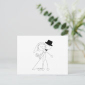 A_Dance_and_A_Kiss Briefkaart (Staand voorkant)