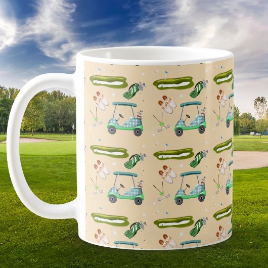 A Day Of Golfing Pattern  Koffiemok